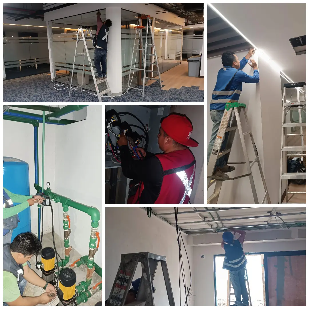 Quiénes somos trabajando plomeria y electricidad en Veracruz